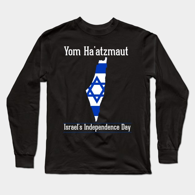 Israel independence Day Yom HaAtzmaut Long Sleeve T-Shirt by who_rajiv